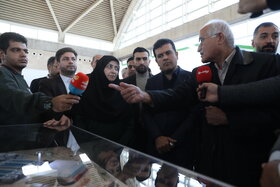 بازدید معاون علمی رئیس جمهور از بیست و دومین نمایشگاه بینالمللی محیط زیست