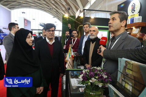 بازدید معاون رئیس جمهور و رئیس سازمان حفاظت محیط زیست از بیست و دومین نمایشگاه محیط زیست