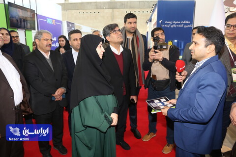 بازدید معاون رئیس جمهور و رئیس سازمان حفاظت محیط زیست از بیست و دومین نمایشگاه محیط زیست