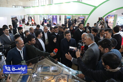 بازدید معاون علمی رئیس جمهور از بیست و دومین نمایشگاه بین‌المللی محیط زیست