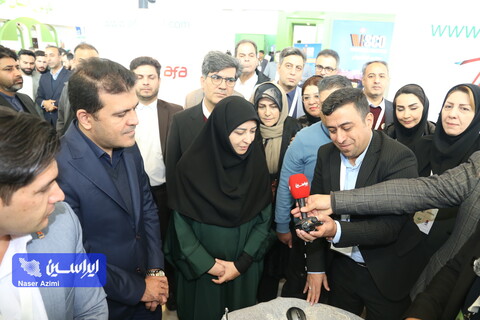 بازدید معاون علمی رئیس جمهور از بیست و دومین نمایشگاه بین‌المللی محیط زیست