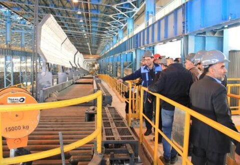 خط تولید کلاف فولاد سرمد آماده افتتاح رسمی شد فولاد سرمد