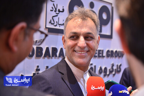 غرفه گروه فولاد مبارکه در آخرین روز ششمین نمایشگاه ملی فولاد ایران