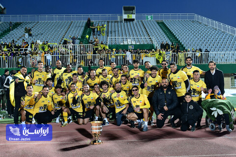 جشن قهرمانی سپاهان در سوپرجام ایران