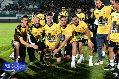 جشن قهرمانی سپاهان در سوپرجام ایران