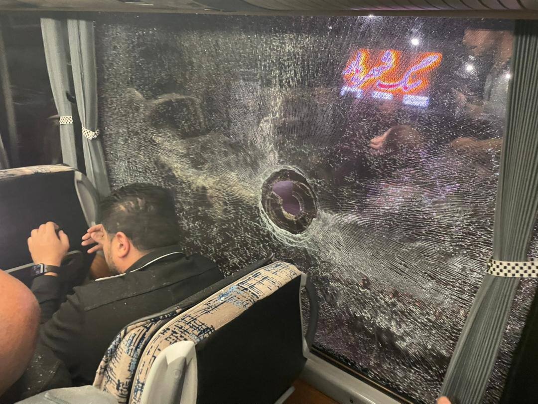 حمله به اتوبوس سپاهان در یزد!
