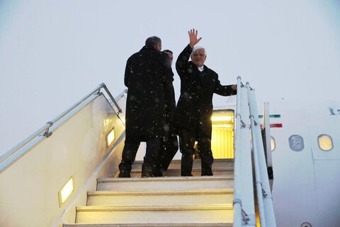 معاون اول رئیسجمهور آلماتی را به مقصد تهران ترک کرد عارف