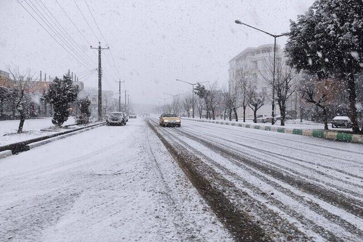 بارش برف در شمال شرق کشور / افزایش دمای هوا از پنج شنبه