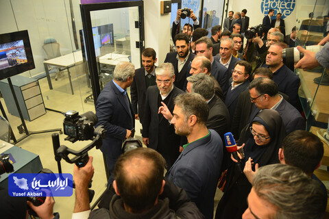 آیین افتتاح مرکز توسعه کسب و کار صنعت ۴.۰ فولاد مبارکه در پارک علم و فناوری دانشگاه تهران