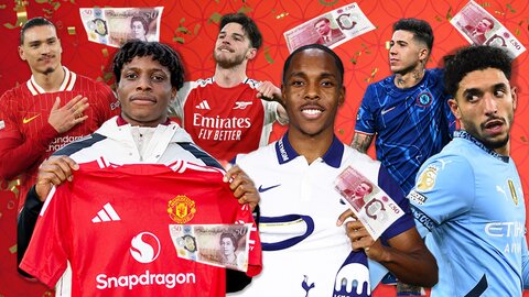 هزینههای بیگسیکس از دوران گواردیولا/ شیاطینسرخ در صدر! هزینههای نقلوانتقالات لیگ برتر از زمان گواردیولا