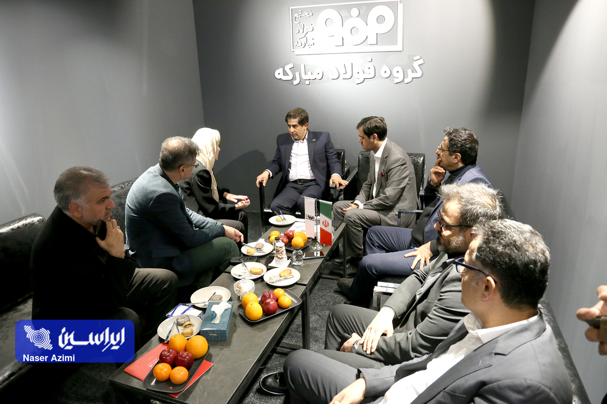 دیدار و گفتوگوی معاون بینالملل اتحادیه صنعتگران روسیه با مدیرعامل فولاد مبارکه