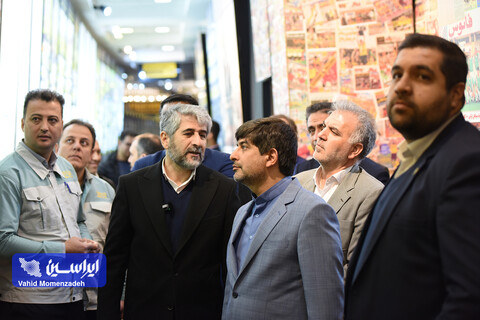 بازدید مدیرعامل فولاد مبارکه از ورزشگاه نقش جهان و دیدار با بازیکنان و کادر فنی تیم فوتبال سپاهان