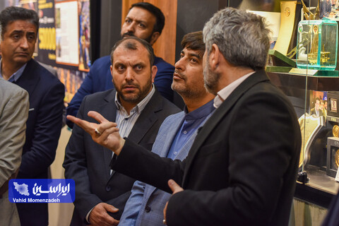 بازدید مدیرعامل فولاد مبارکه از ورزشگاه نقش جهان و دیدار با بازیکنان و کادر فنی تیم فوتبال سپاهان