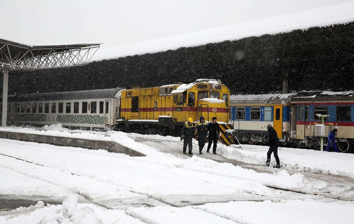 آماده باش کامل راه‌آهن در پی هشدار قرمز هواشناسی