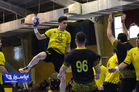 جشن قهرمانی تیم هندبال سپاهان در لیگ برتر