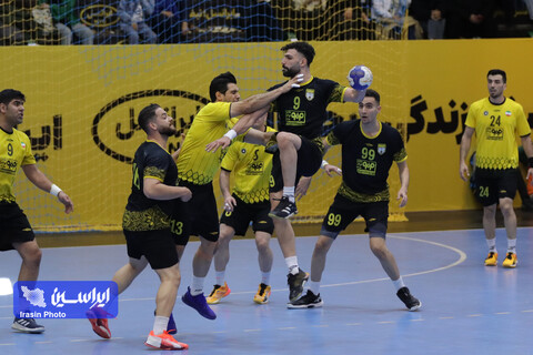 جشن قهرمانی تیم هندبال سپاهان در لیگ برتر