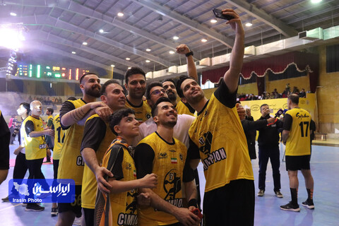 جشن قهرمانی تیم هندبال سپاهان در لیگ برتر