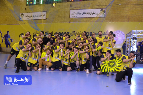 جشن قهرمانی تیم هندبال سپاهان در لیگ برتر