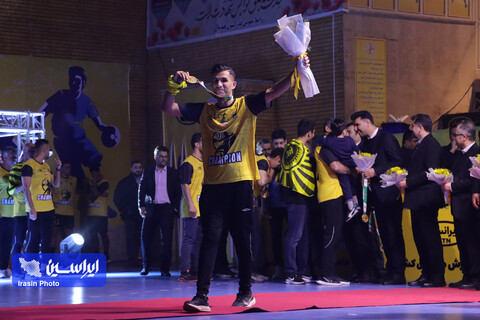 جشن قهرمانی تیم هندبال سپاهان در لیگ برتر