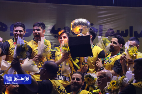 جشن قهرمانی تیم هندبال سپاهان در لیگ برتر