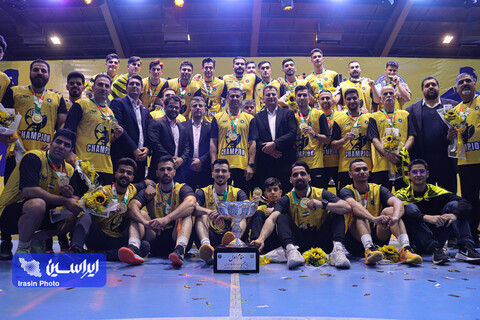 جشن قهرمانی تیم هندبال سپاهان در لیگ برتر