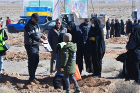 پویش مردمی کاشت ۲ هزار هکتار بذر بادام کوهی در شهرستان مبارکه با مشارکت فولاد مبارکه