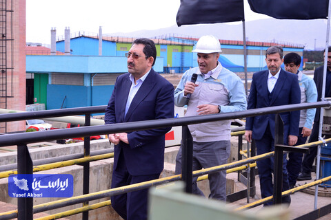 بازدید وزیر صمت از نواحی مختلف شرکت فولاد مبارکه