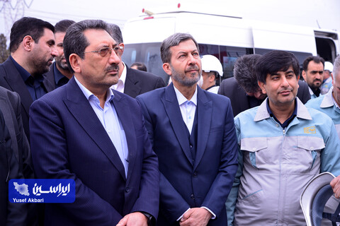 بازدید وزیر صمت از نواحی مختلف شرکت فولاد مبارکه