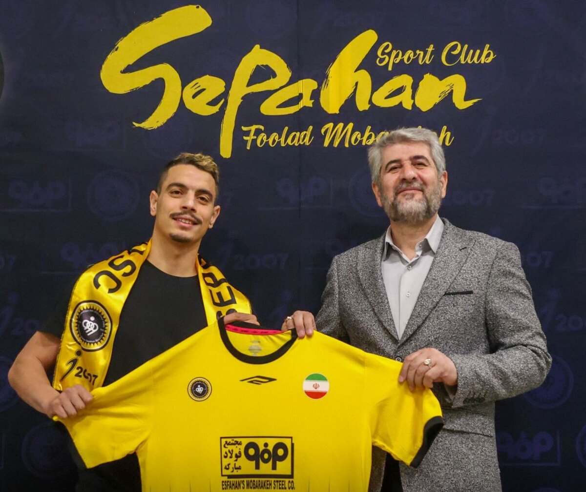  بن یدر رسماً به سپاهان پیوست