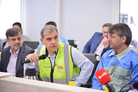 نشست مدیرعامل گروه فولاد مبارکه با مسئولین شرکت صناپ