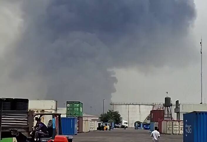 انفجار در بند شهید رجایی بندرعباس