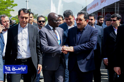 بازدید وزیر صمت از نمایشگاه ایران اکسپو 2025 در روز اول