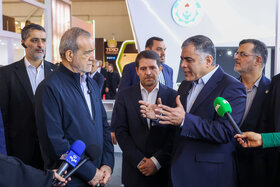 بازدید رئیس جمهور از بیست و نهمین نمایشگاه بین‌المللی نفت
