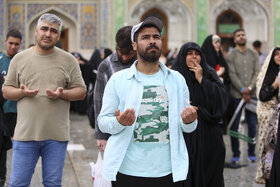 حال و هوای حرم رضوی در سالروز میلاد امام رضا علیه‌السلام