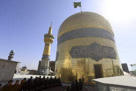 حال و هوای حرم رضوی در سالروز میلاد امام رضا علیه‌السلام