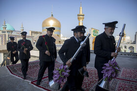 حال و هوای حرم رضوی در سالروز میلاد امام رضا علیه‌السلام