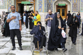 حال و هوای حرم رضوی در سالروز میلاد امام رضا علیه‌السلام