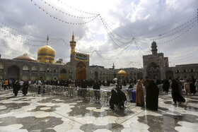 حال و هوای حرم رضوی در سالروز میلاد امام رضا علیه‌السلام