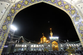 حال و هوای حرم رضوی در سالروز میلاد امام رضا علیه‌السلام