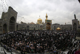 حال و هوای حرم رضوی در سالروز میلاد امام رضا علیه‌السلام