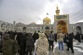 حال و هوای حرم رضوی در سالروز میلاد امام رضا علیه‌السلام