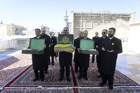 حال و هوای حرم رضوی در سالروز میلاد امام رضا علیهالسلام