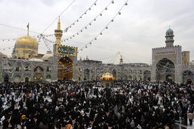 حال و هوای حرم رضوی در سالروز میلاد امام رضا علیه‌السلام