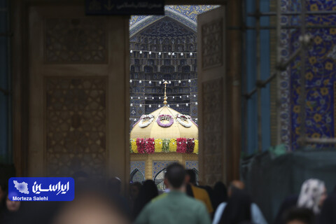 حال و هوای حرم رضوی در سالروز میلاد امام رضا علیه‌السلام