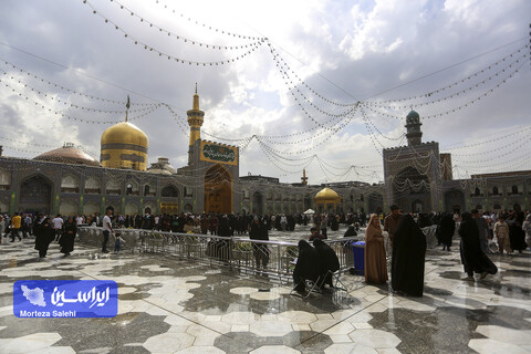حال و هوای حرم رضوی در سالروز میلاد امام رضا علیه‌السلام