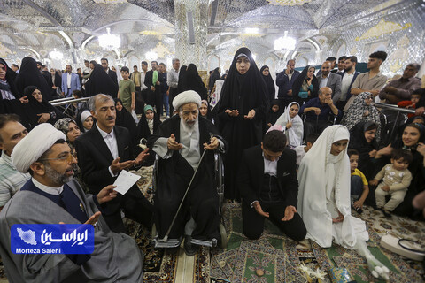 حال و هوای حرم رضوی در سالروز میلاد امام رضا علیه‌السلام