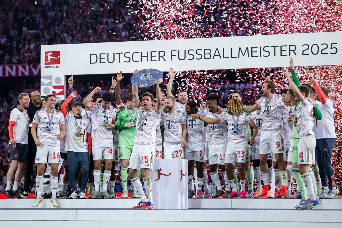 جشن قهرمانی بایرن مونیخ در بوندسلیگا