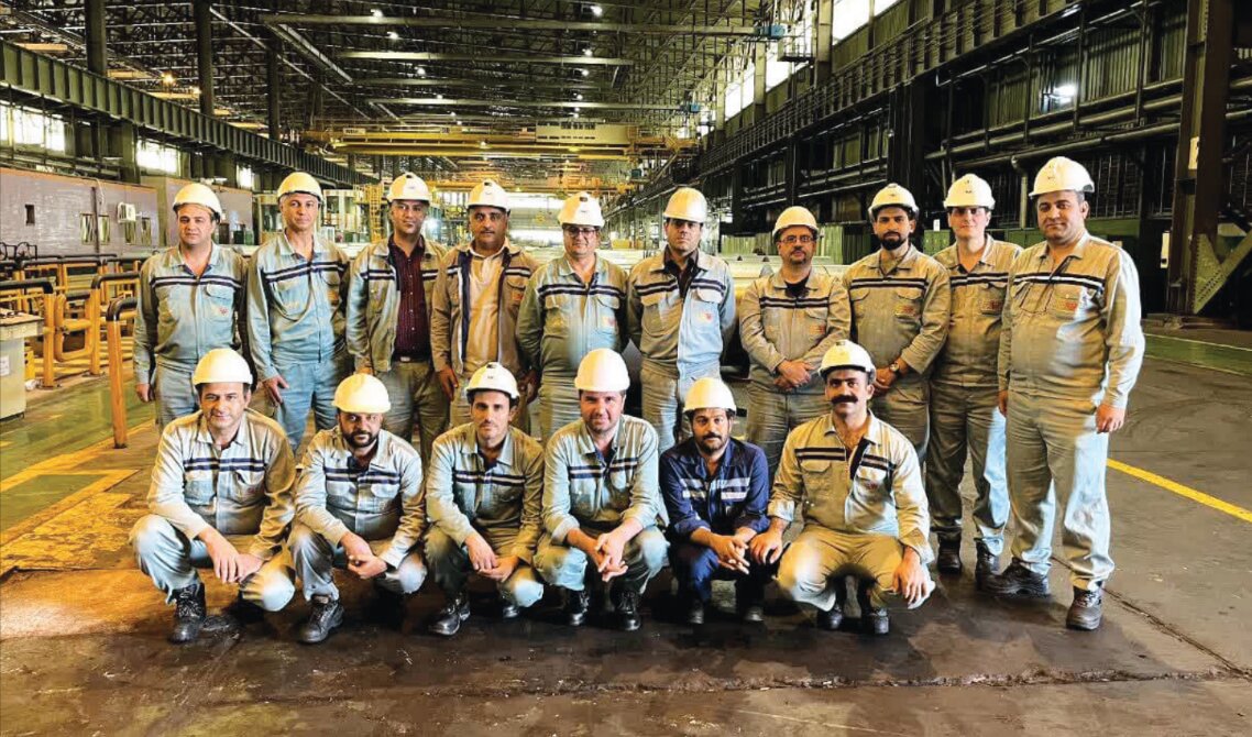 کسب رکورد ماهانه تولید کلاف سرد در خط کورکتیو ۴ نورد سرد