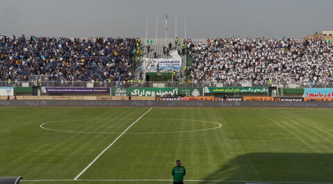 حال‌وهوای ورزشگاه امام خمینی اراک قبل از فینال جام حذفی