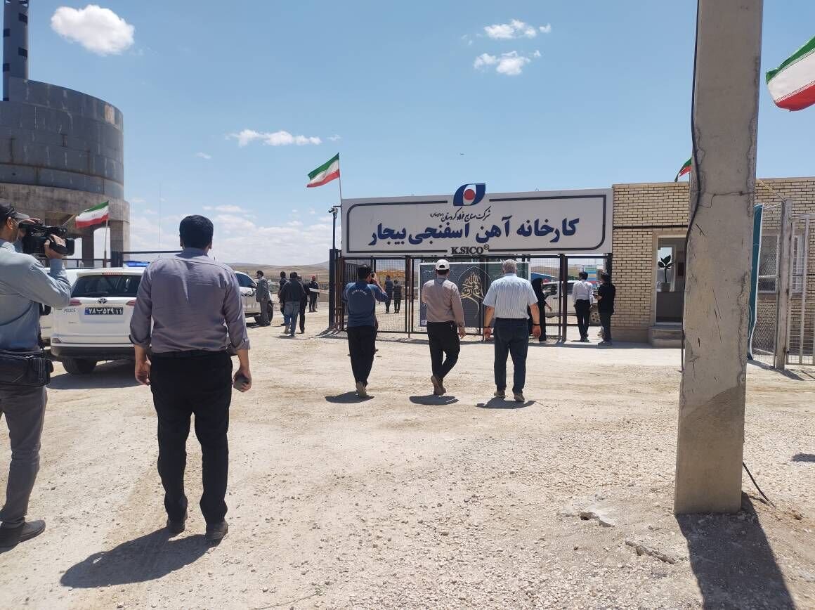 بازدید وزیر صمت از پروژه گندله سازی بیجار